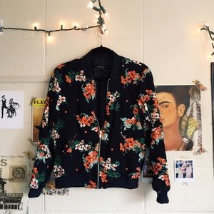 Floral Zara Bomber Jacket