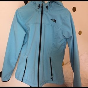 North face rain coat size small