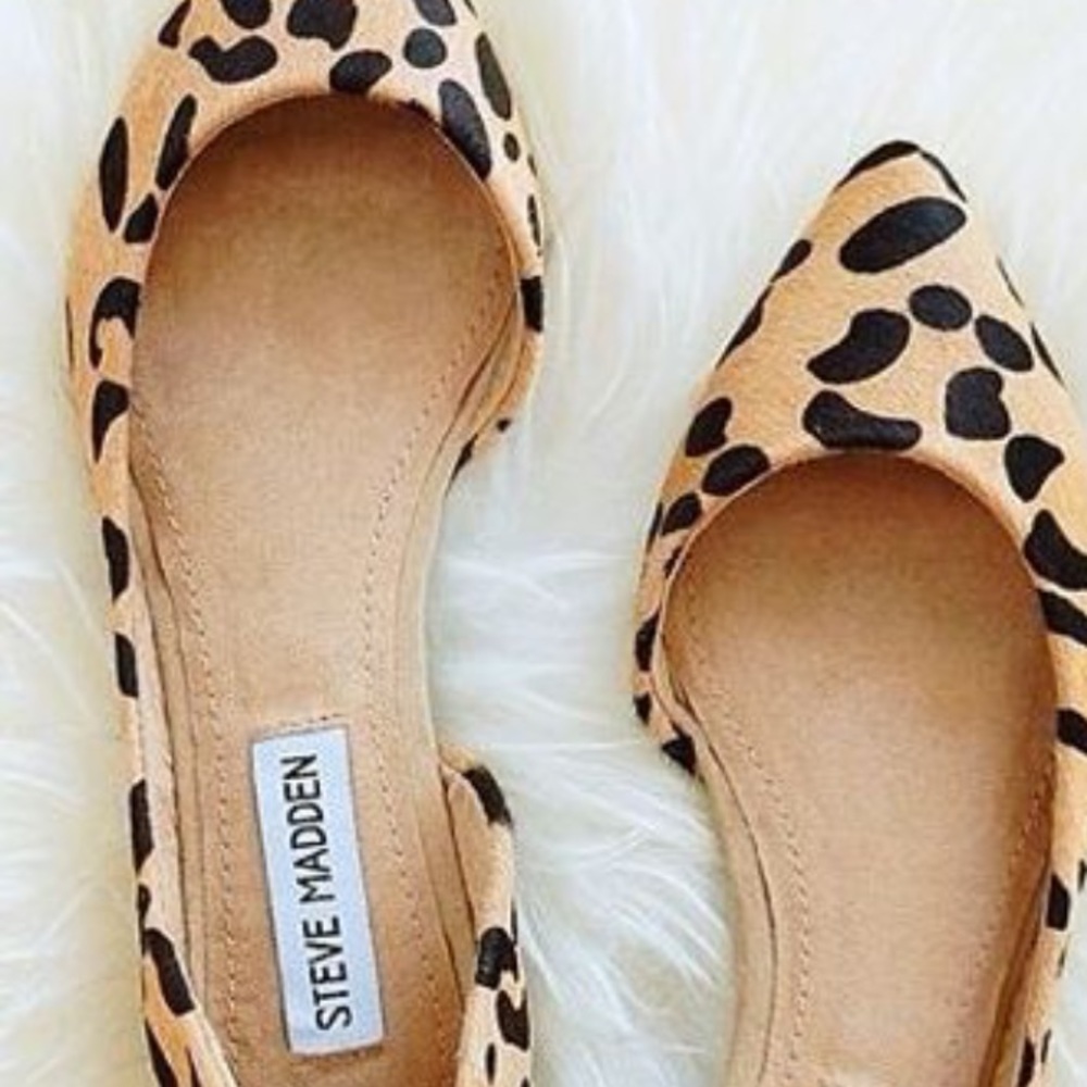 Steve Madden Cheetah Print Flats