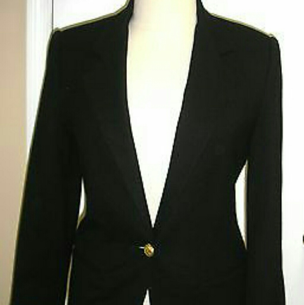 Black Wool Blazer