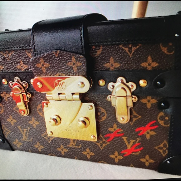 SOLD Louis Vuitton Petite Malle Bag Clutch - Picture 2 of 8