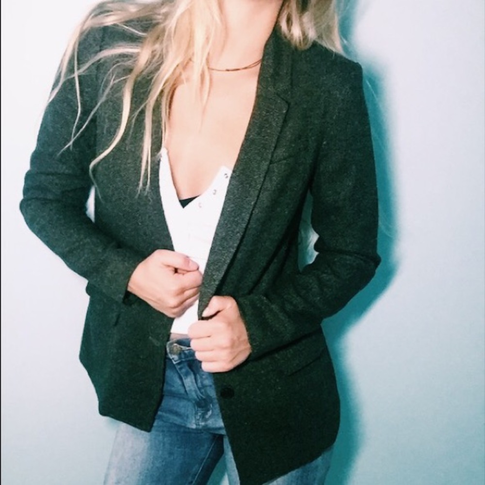 Green blazer