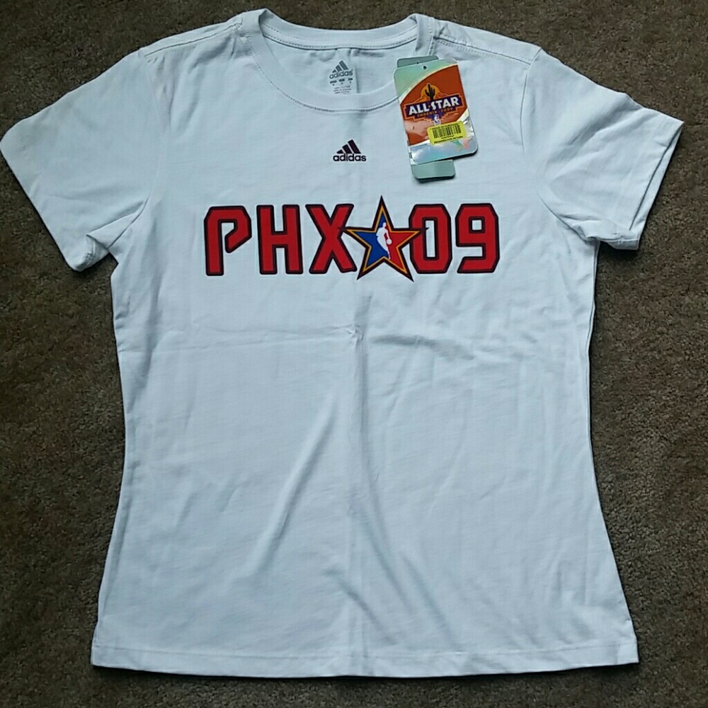 New Adidas 2009 Phoenix Allstar NBA women's tee