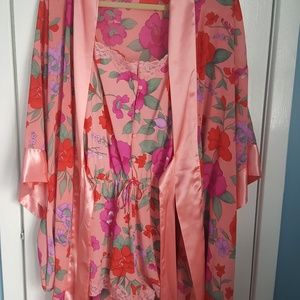 Victoria Secret Kimono and one piece romper