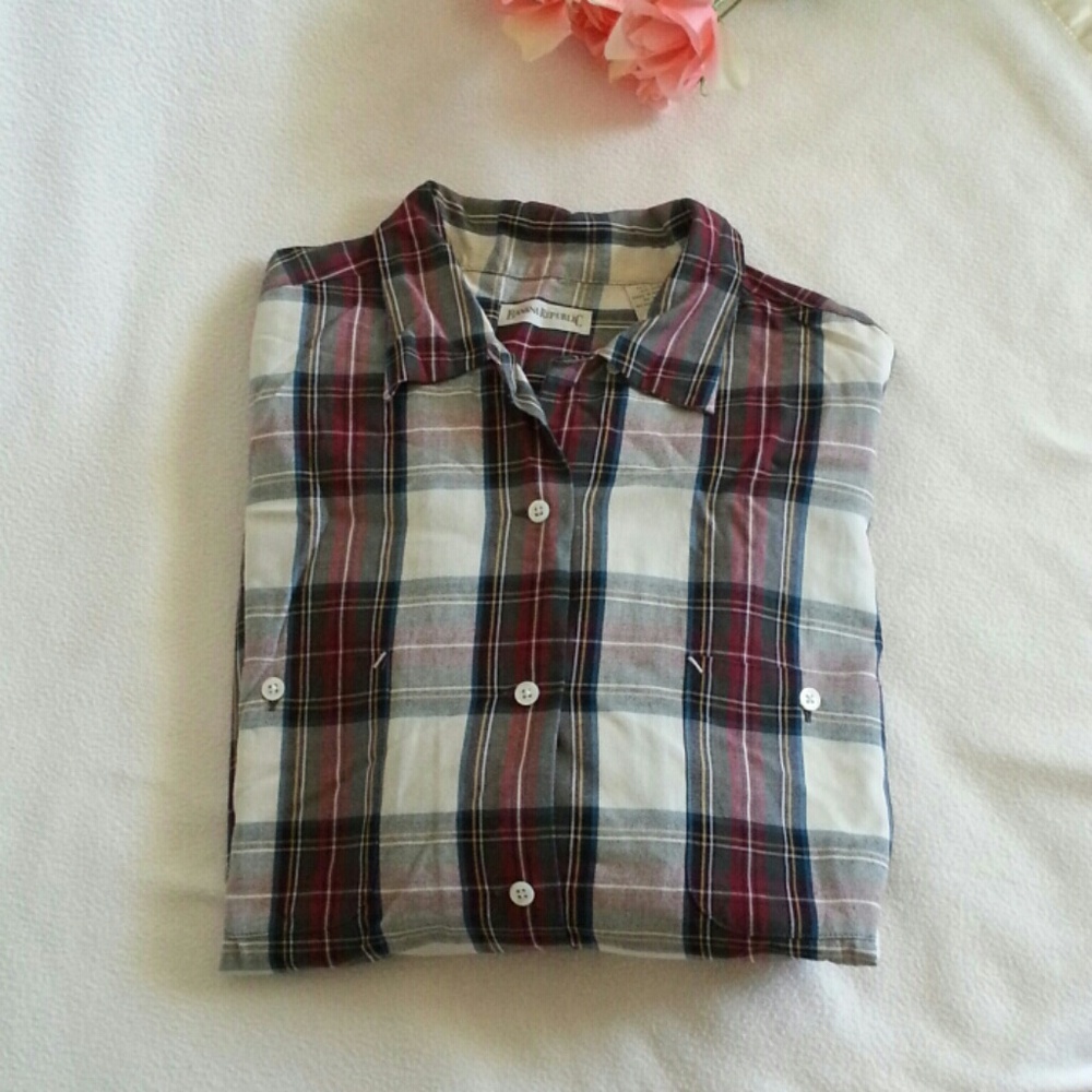 FINAL SALE Banana Republic Long Sleeve Shirt Large