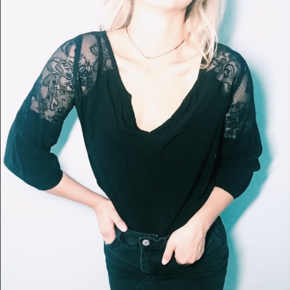 Lace shirt from Nasty Gal