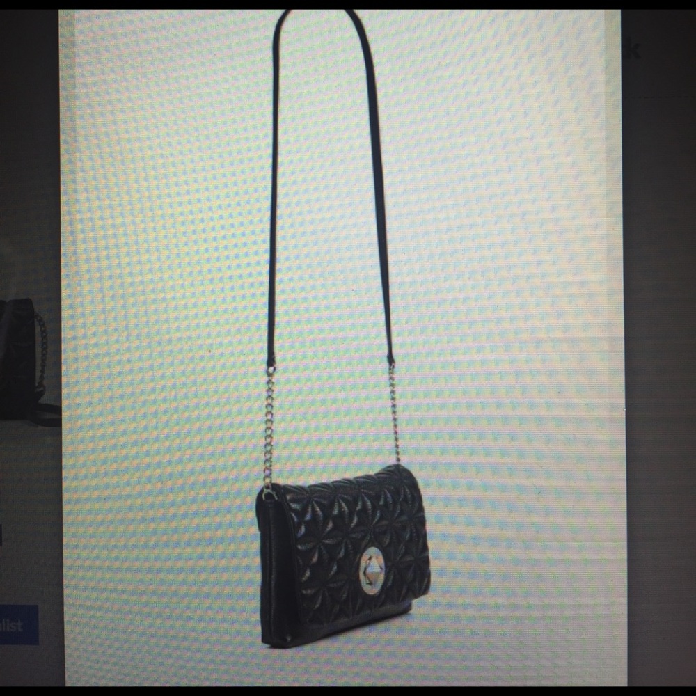 BRAND NEW KATE SPADE BLACK QUILTED CROSSBODY PURSE - Picture 4 of 4