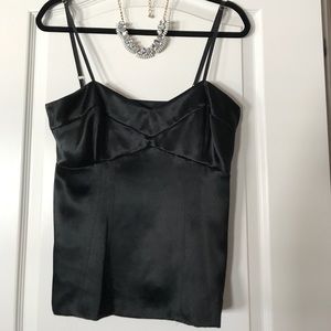 Size 8 Black Silk Banana Republic camisole