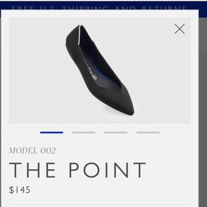 Sold! Rothy's point flats in solid grey