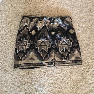 Express sparkle skirt size XS