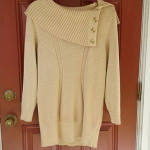 Gold sparkle sweater
