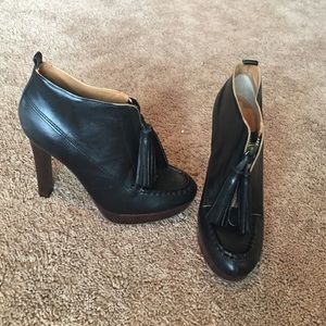 Coach Black Leather Boots