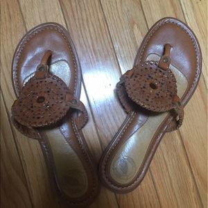 Nurture leather sandals. Size 8