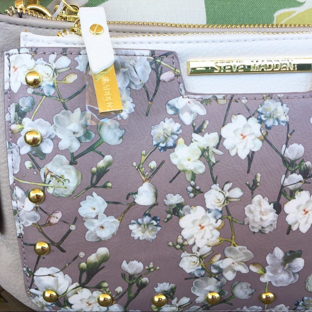 Steve Madden Floral Belaine Crossbody Purse - NWT - Picture 4 of 6
