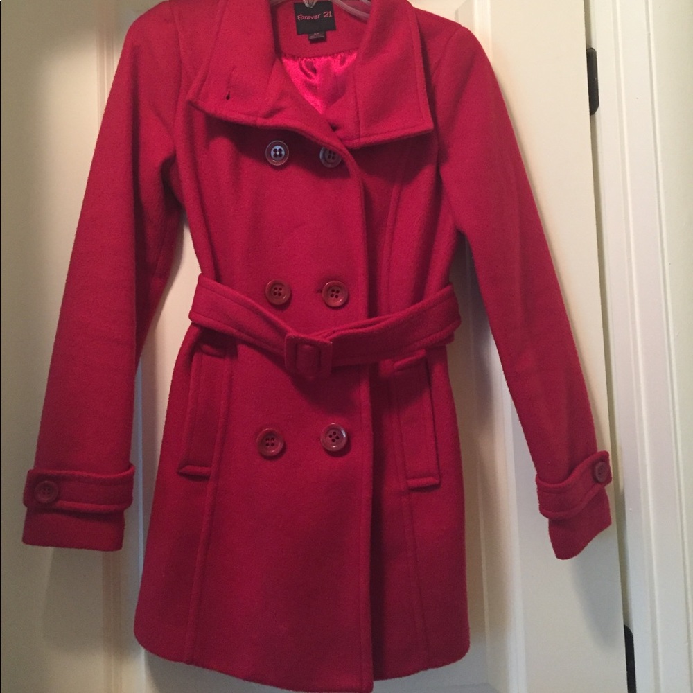 Red Winter Coat