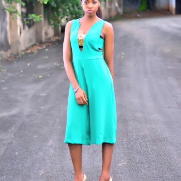 Gianni Bini Pants - Formal Green Jumpsuit