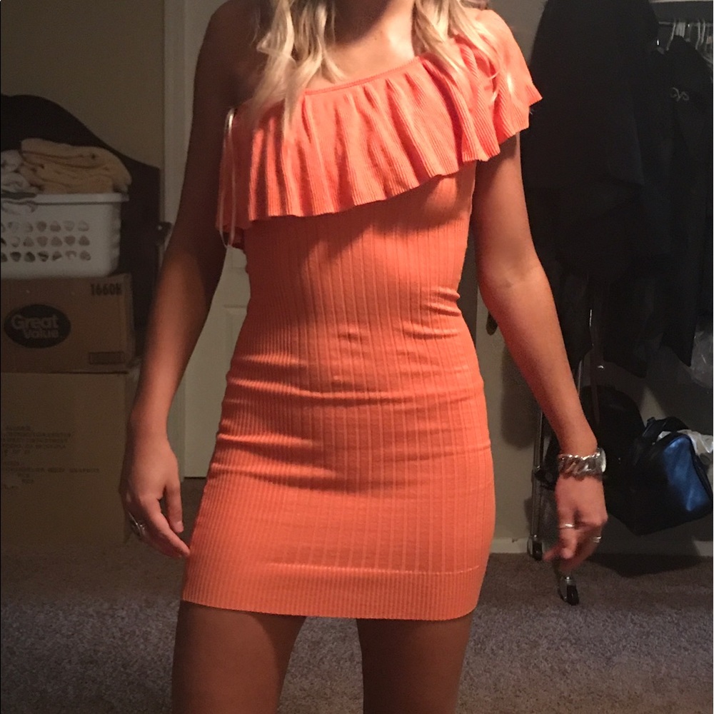 Arden B one shoulder dress