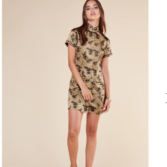 REFORMATION - Bijou Dress / Chrysanthemum / 4 - Picture 5 of 6