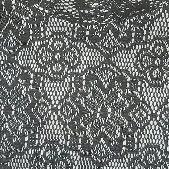 ⚡🎈➡️Black Lace Skater Skirt - Picture 2 of 2