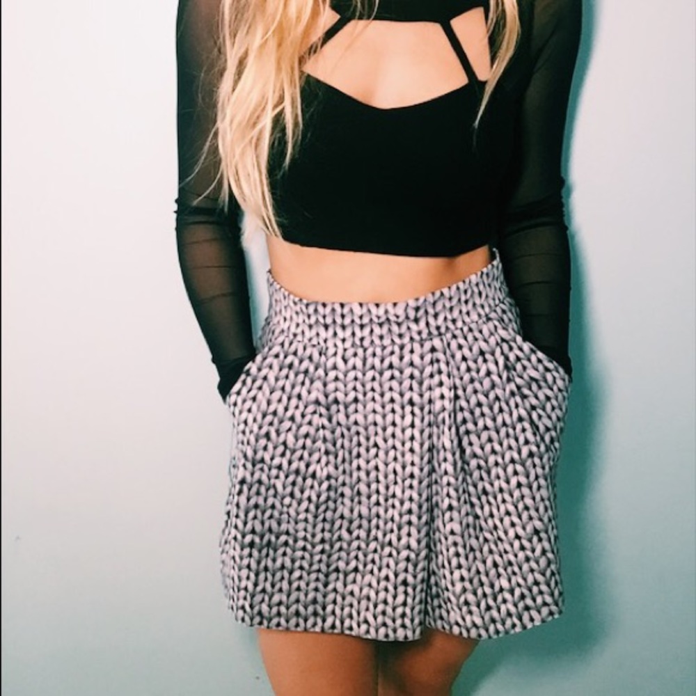 Braided Skort
