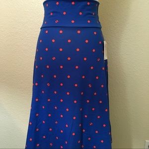 LuLaRoe azure skirt