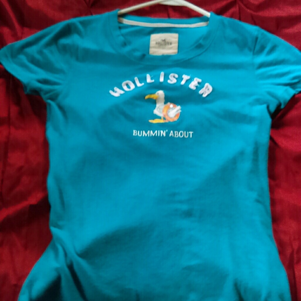 Blue hollister tee