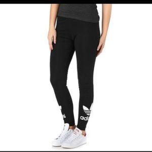 Adidas black leggings size XL
