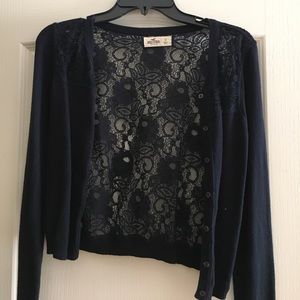 Hollister Light Navy Sweater