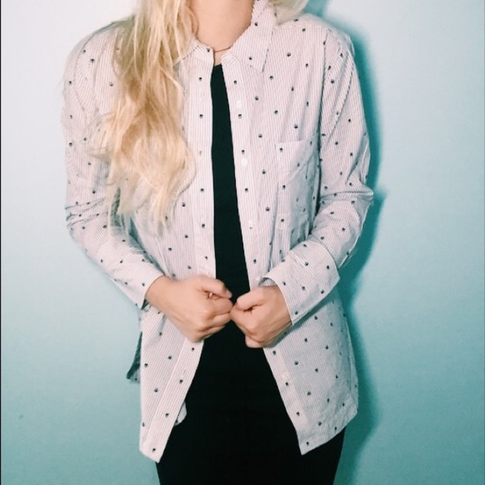 Banana button down
