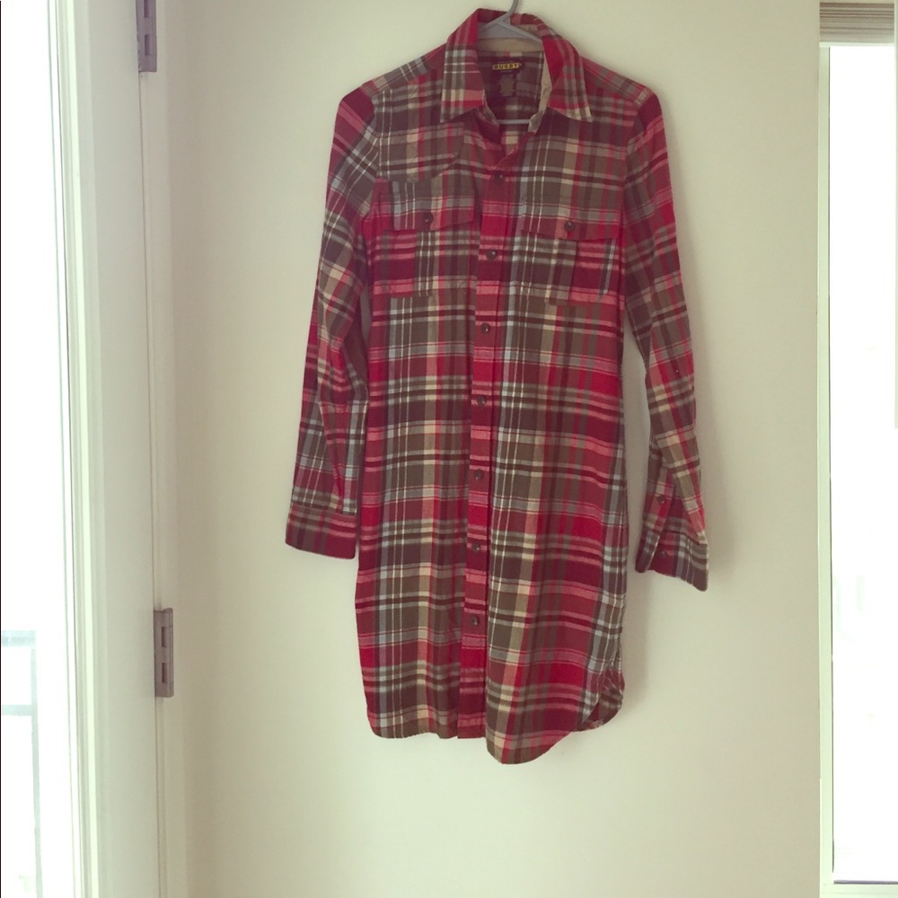 Rugby checkered dress