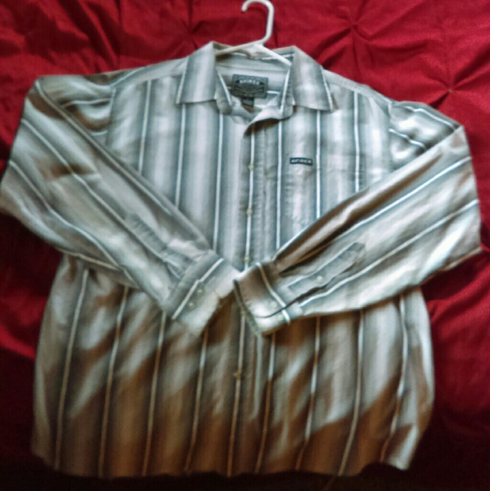 Avirex dress shirt mens size large