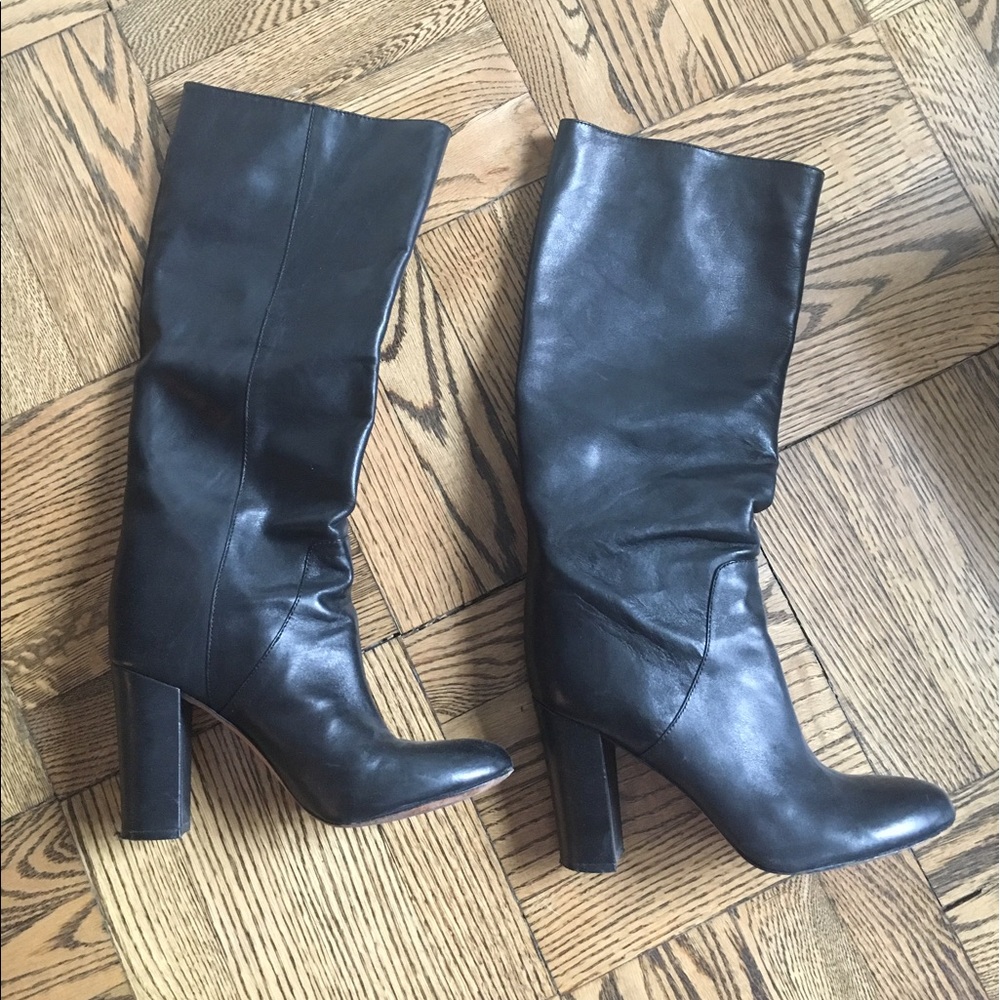 Vince Camuto black leather boots size 8.5