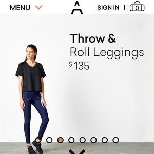 ADAY - Throw and roll leggings-navy