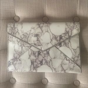 Rebecca Minkoff marble clutch