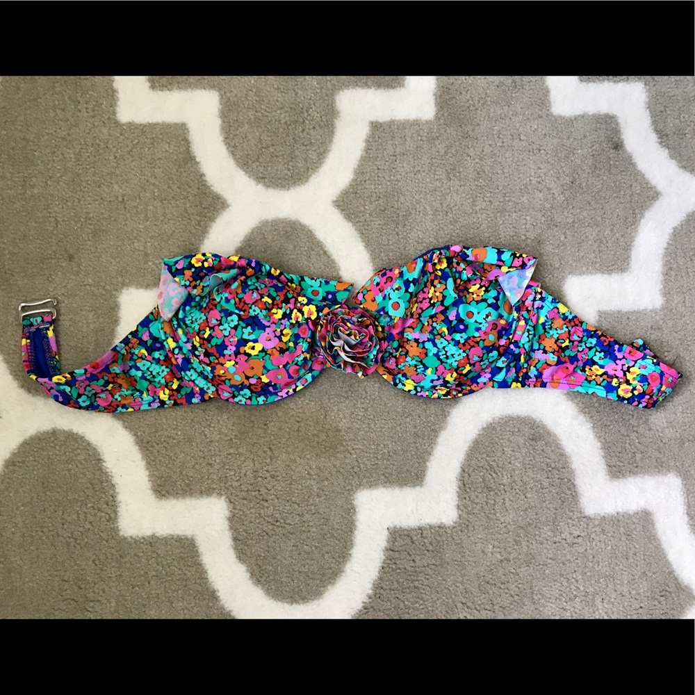 Strapless Swim Top