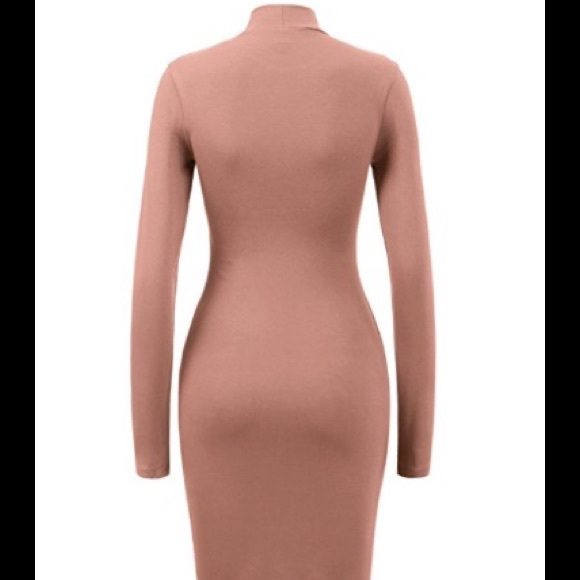 Womens Long Sleeve Sexy Bodycon dress - Picture 2 of 3