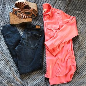 Banana Republic Heritage Collection silk shirt