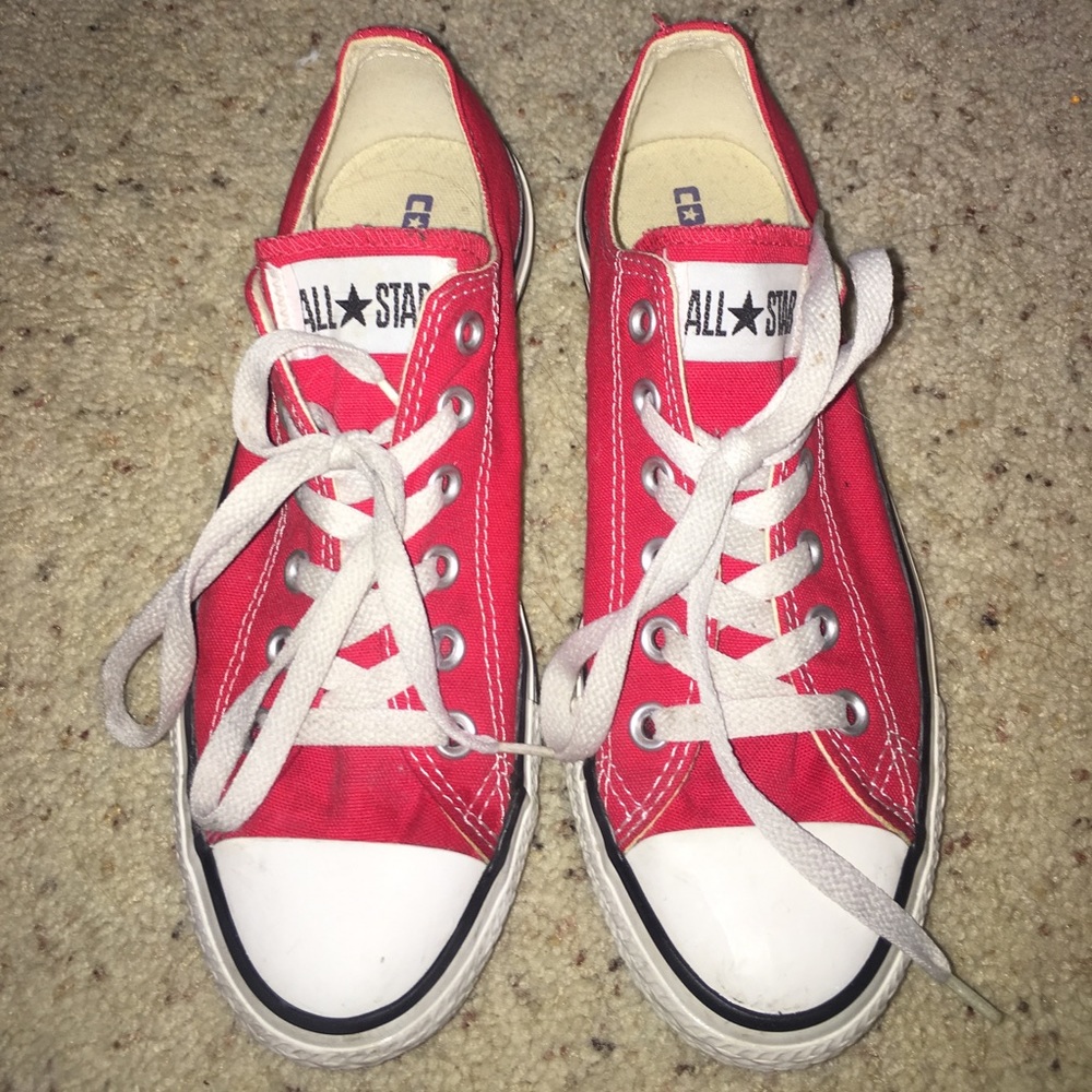 Red converse
