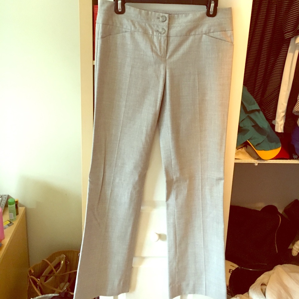 Gray dress pants