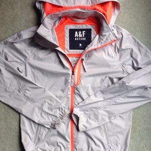 Mens Abercrombie zip-up windbreaker