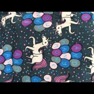 LLR Limited print 4th Birthday OS Leggings