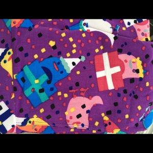 LLR Limited print 4th Birthday OS Leggings