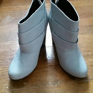 Grey booties