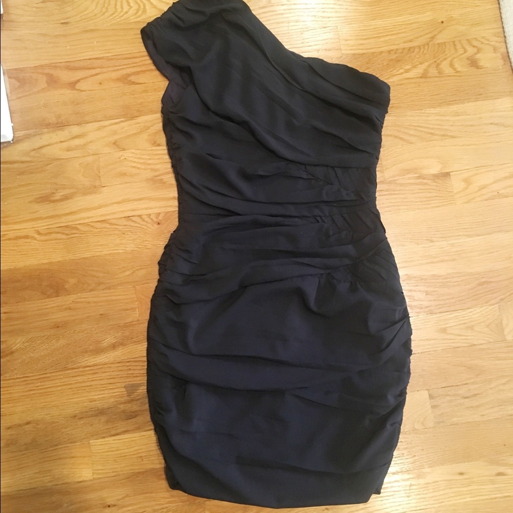 Navy cocktail dress