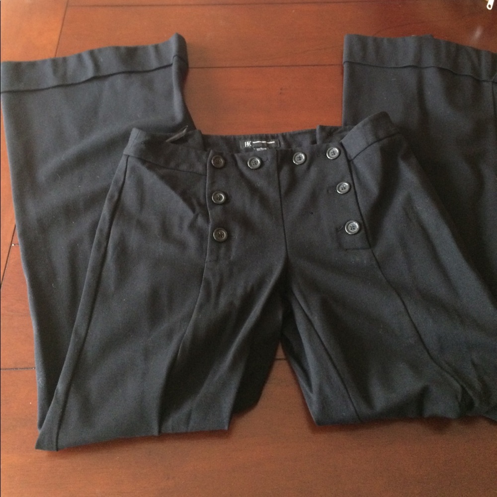 Inc wide leg black pants