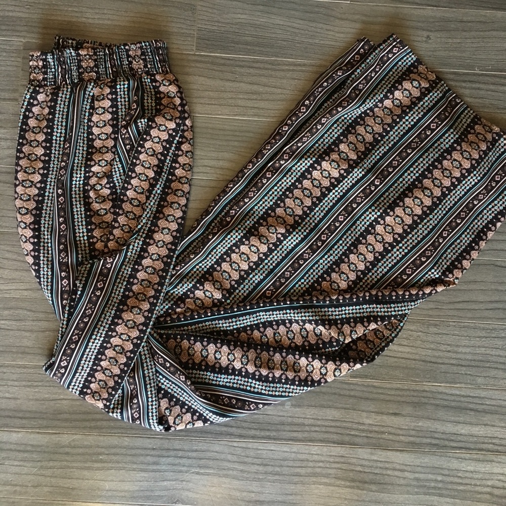 BoHo wide leg pants