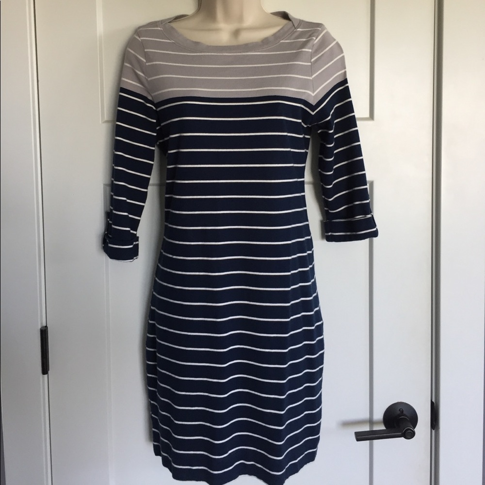 Banana Republic Factory Striped Knit Dress