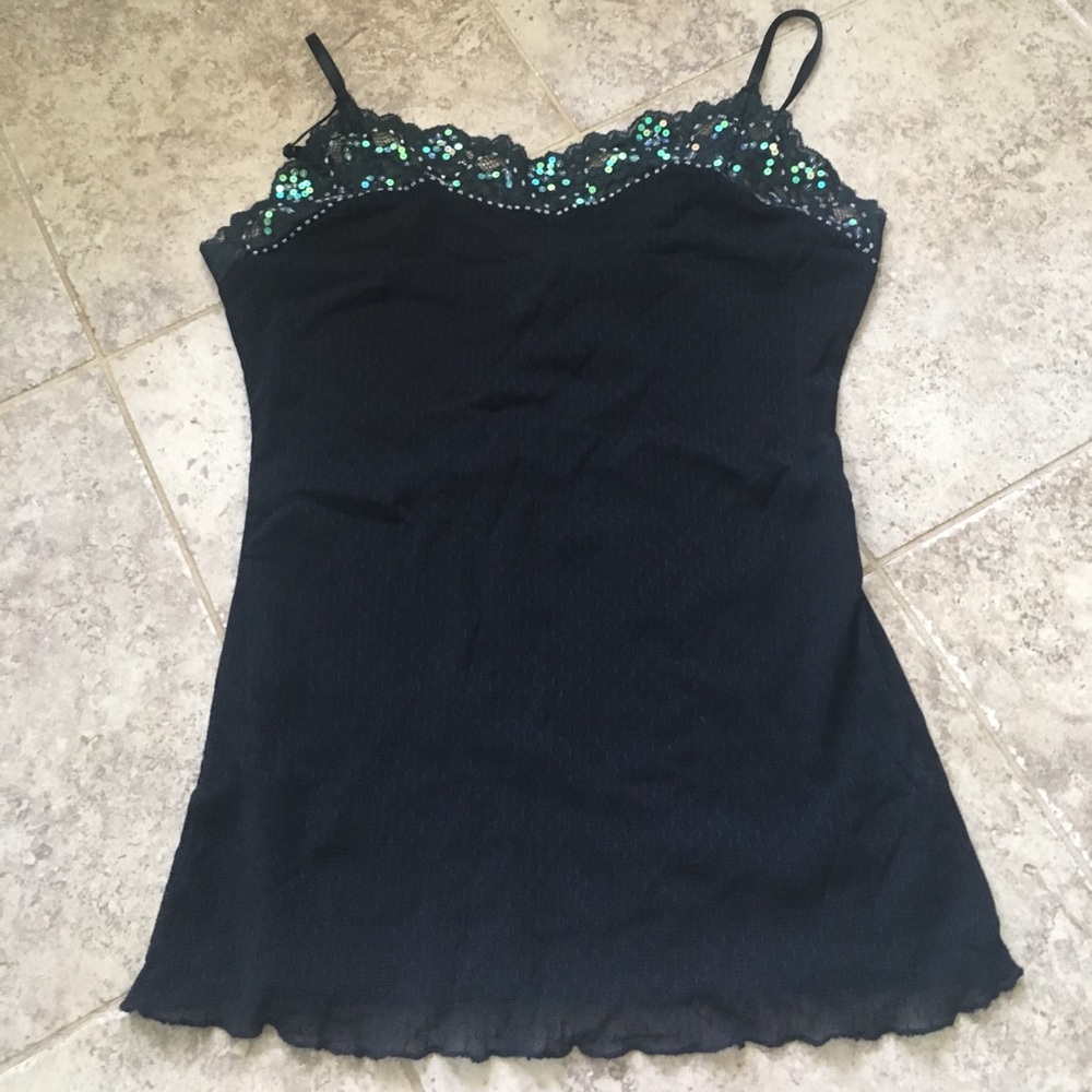 Beautiful tank top with sequins
