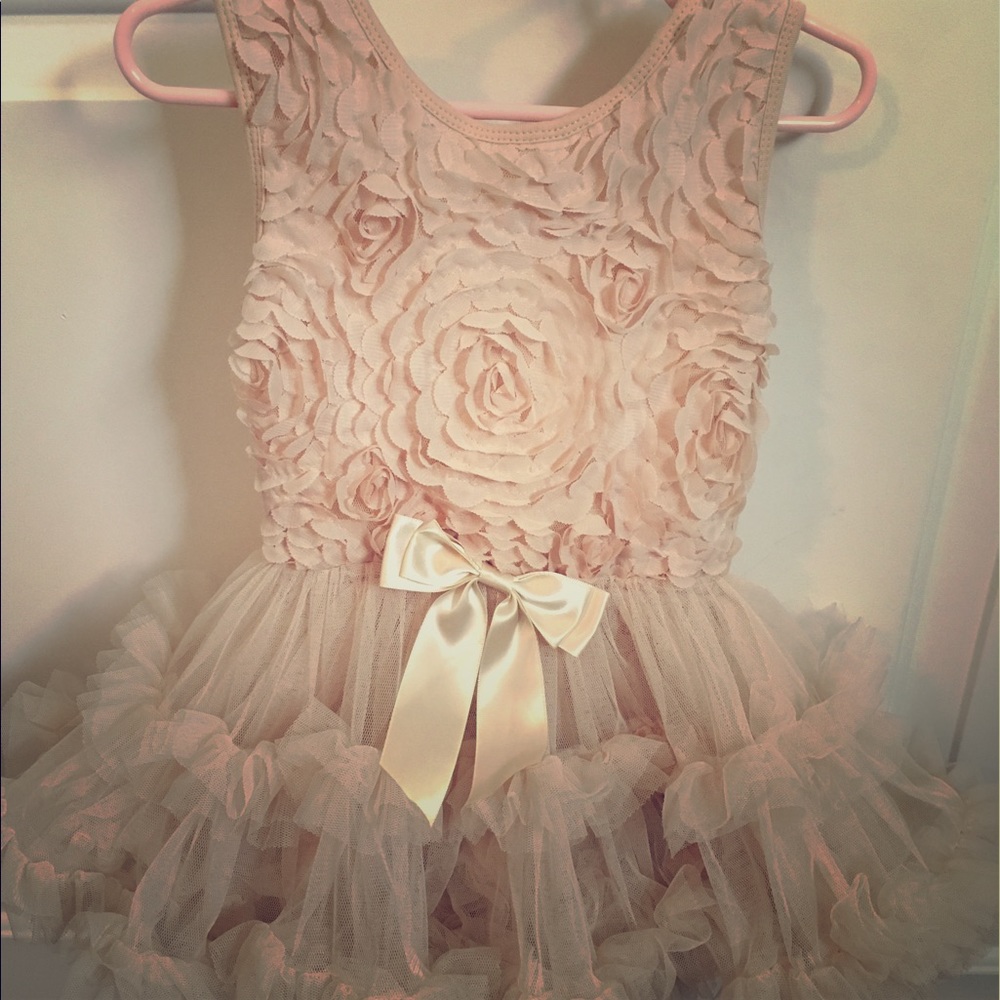 Popatu tutu floral rosette dress