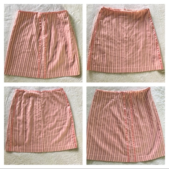 Size 3 Rampage skirt-pink w/ black & white stripes - Picture 4 of 6
